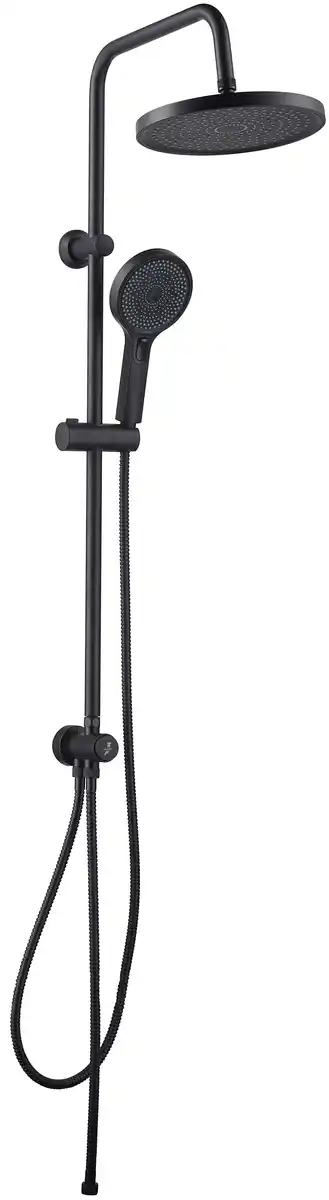 Bild 1 von Primaster Duschsystem mit Druckumsteller Flavia schwarz matt