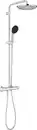 Bild 1 von Grohe Kopfbrausesystem Vitalio Start 250 mit Thermostat chrom 113 x 40 cm