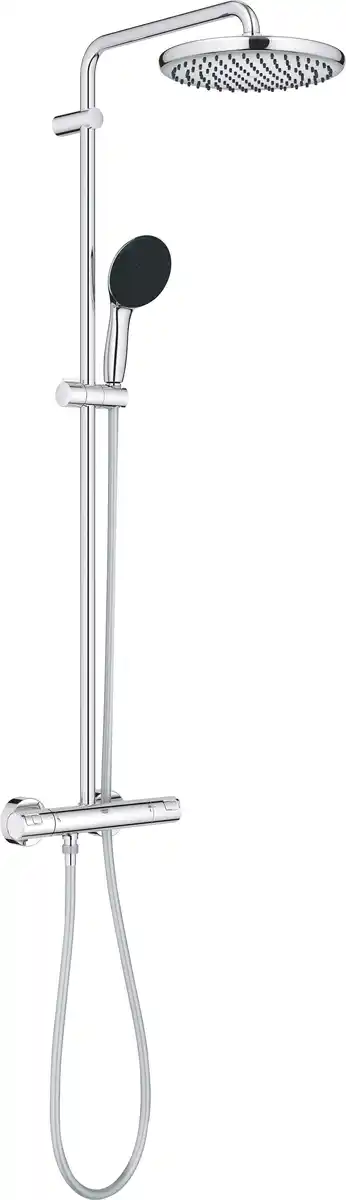 Bild 1 von Grohe Kopfbrausesystem Vitalio Start 250 mit Thermostat chrom 113 x 40 cm