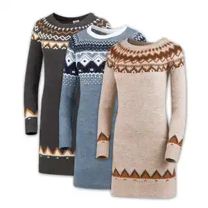 Ellenor Strickkleid im Norwegerstil