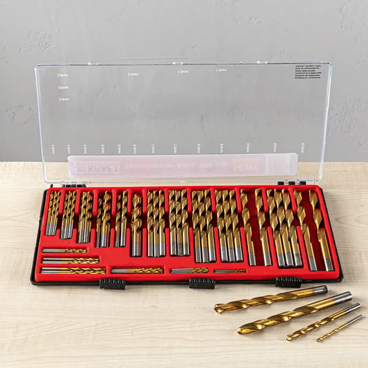 Bild 1 von Kraft Werkzeuge HSS-Spiralbohrer-Satz 102-tlg.