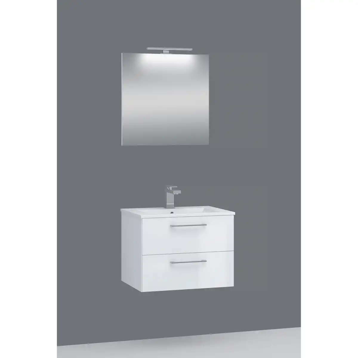 Bild 1 von Astor Badmöbelset 'Kombi' 3-teilig weiß