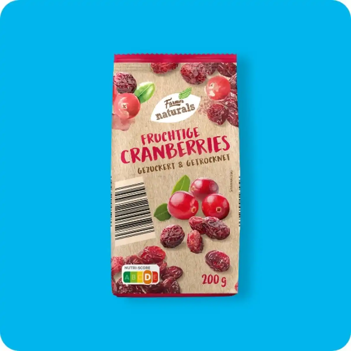 Bild 1 von FARMER NATURALS Cranberries, Gezuckert und getrocknet