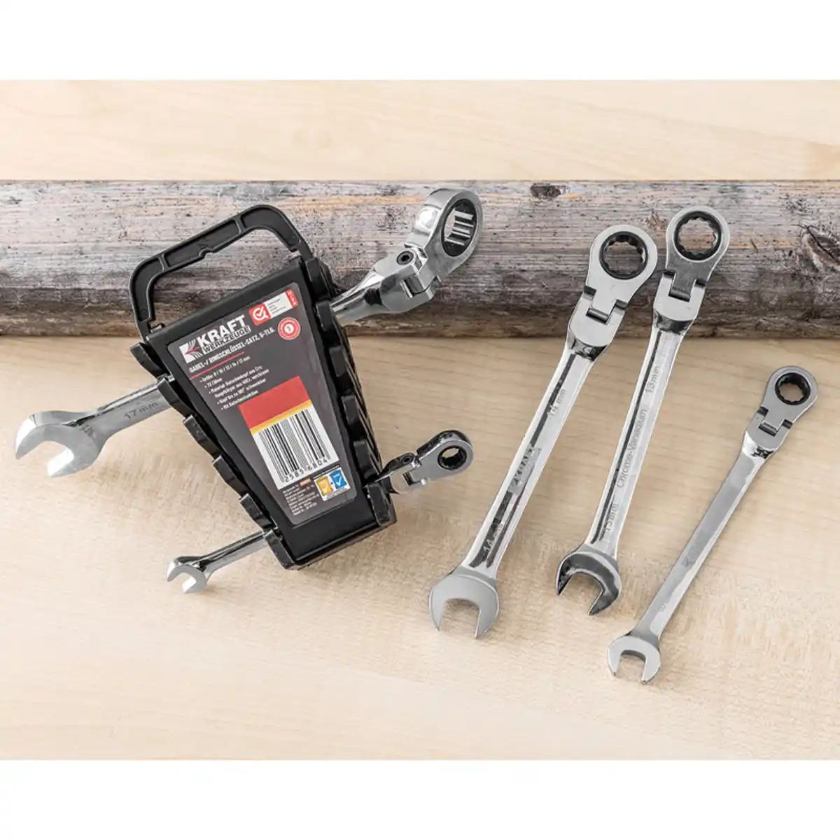 Bild 1 von Kraft Werkzeuge Gabel-/ Ringschlüssel-Satz 5-tlg.