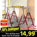 Bild 1 von Kraft Werkzeuge by Scheppach Teleskop-Arbeitsbock