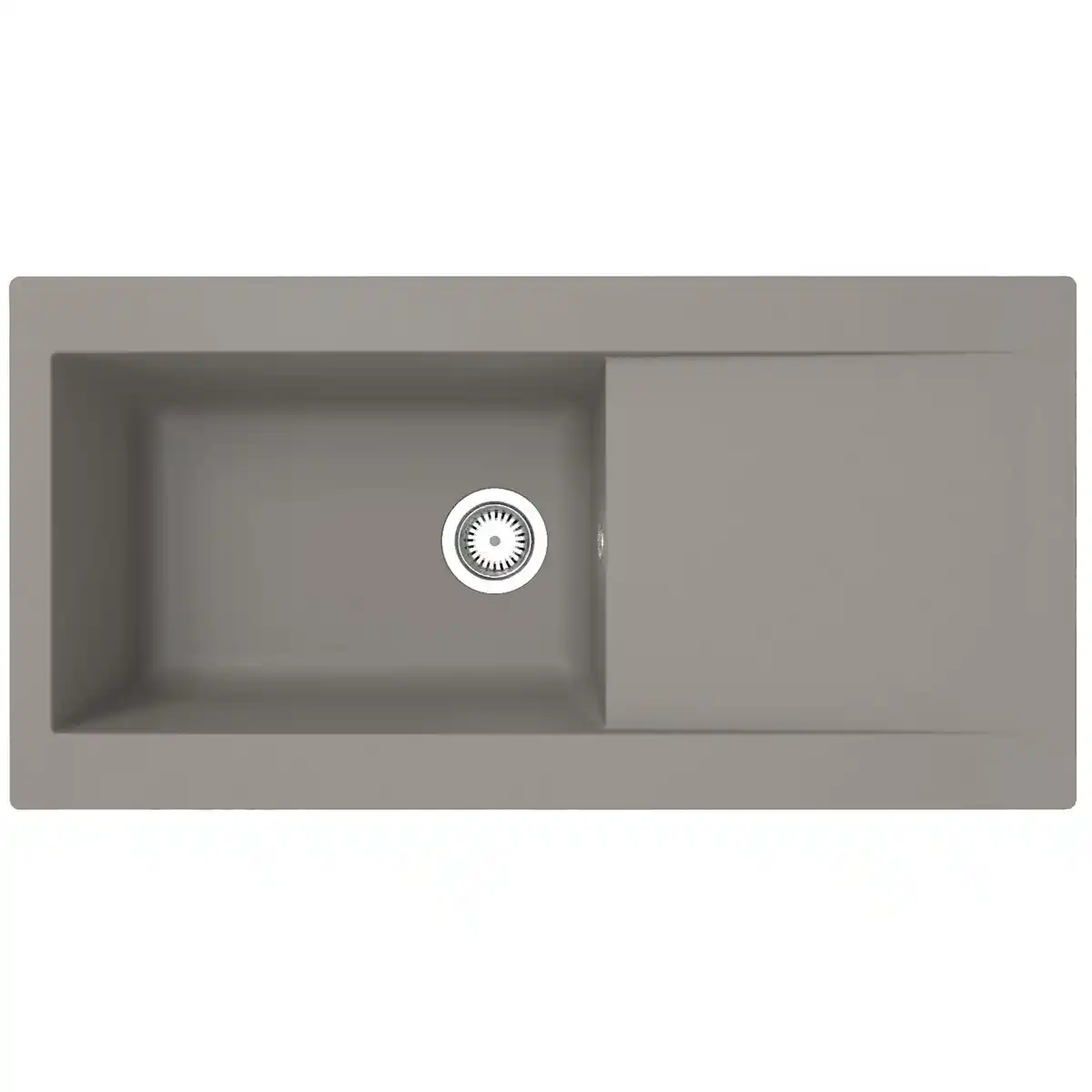 Bild 1 von Respekta Einbauspüle 'Denver' Mineralite betongrau 100 X 50 cm