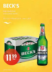 BECK'S Blue Alkoholfrei und weitere Sorten