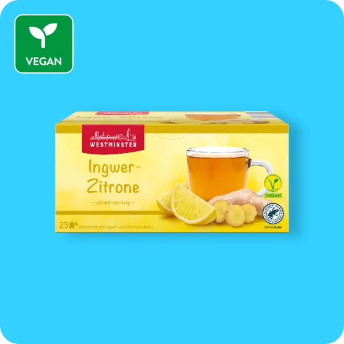 Bild 1 von WESTMINSTER Ingwertee, Ingwer-Zitrone
