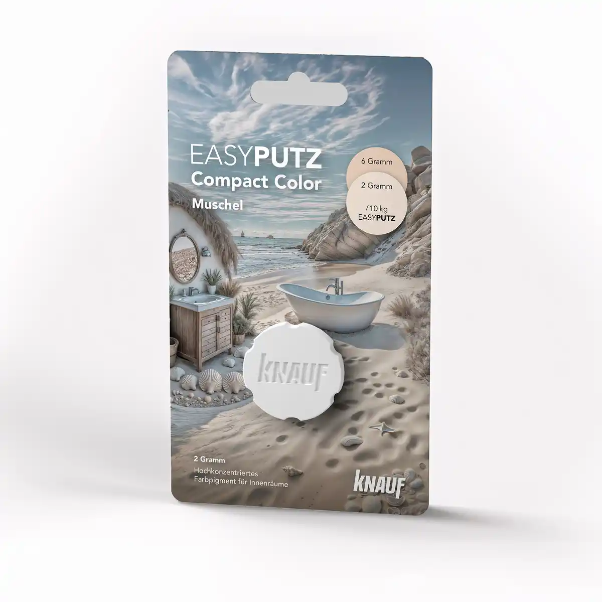 Bild 1 von Knauf Farbpulver 'Compact Color' muschelfarben 2 g