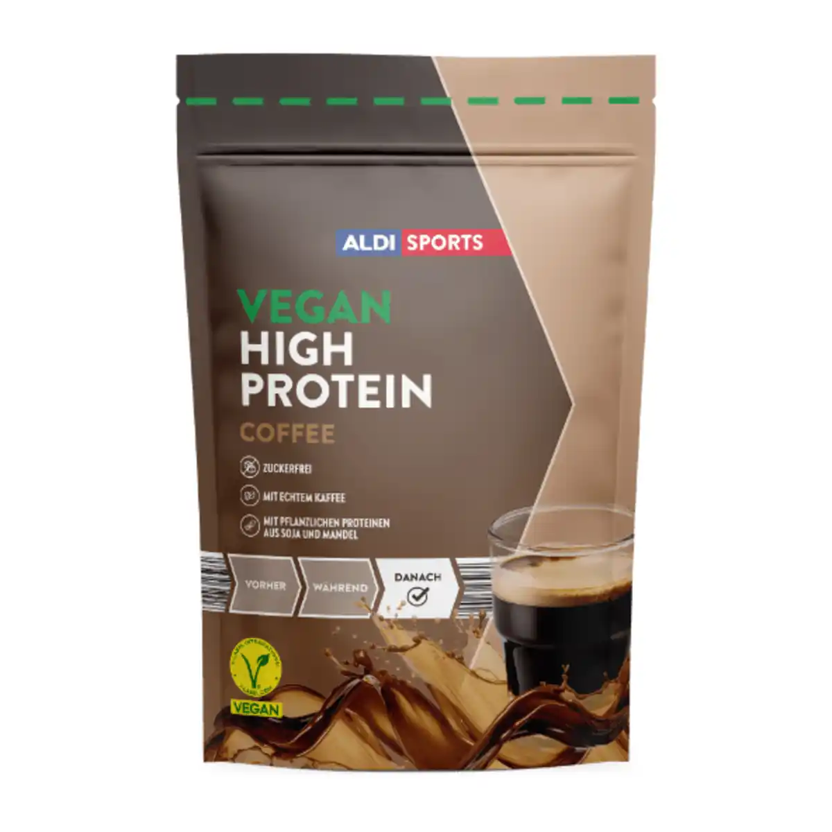 Bild 1 von ALDI SPORTS Vegan High Protein Coffee 300g
