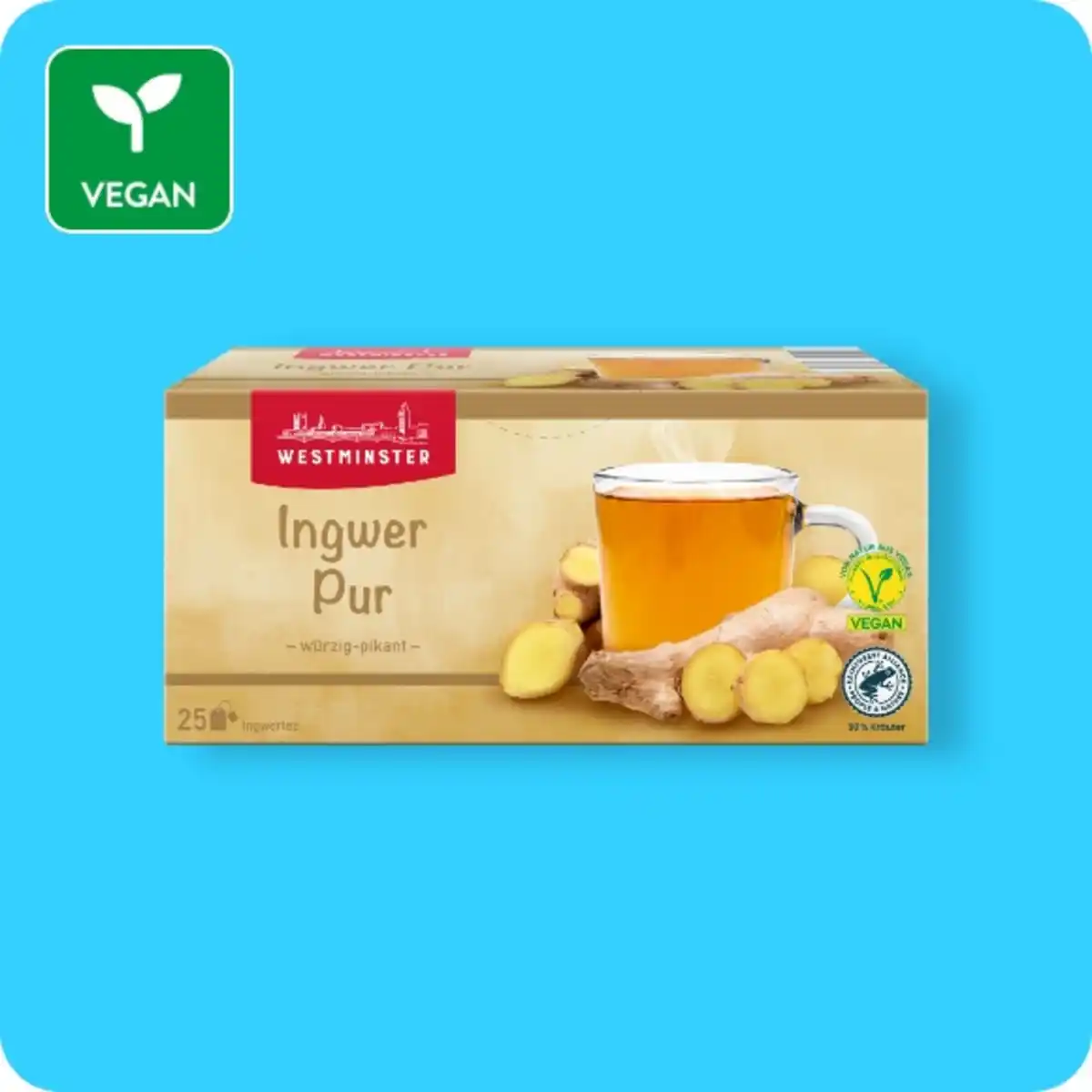 Bild 1 von WESTMINSTER Ingwertee, Ingwer Pur