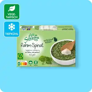 ALL SEASONS Rahm-Spinat, Mit Sahne