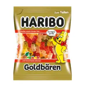 Haribo Fruchtgummi oder Lakritz