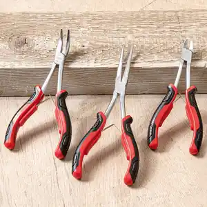 Kraft Werkzeuge Flachrundzange / Spitzzange / Seitenschneider