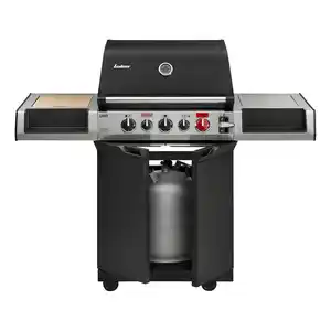 Enders Gasgrill 'Cruster Uniqe 3' schwarz/silber 145 x 120 x 65,5 cm