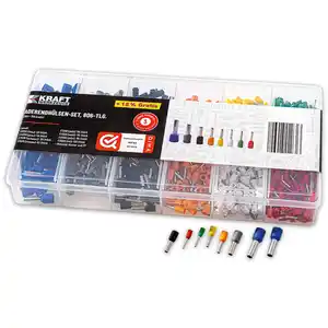 Kraft Werkzeuge Aderendhülsen-Set 806-tlg.