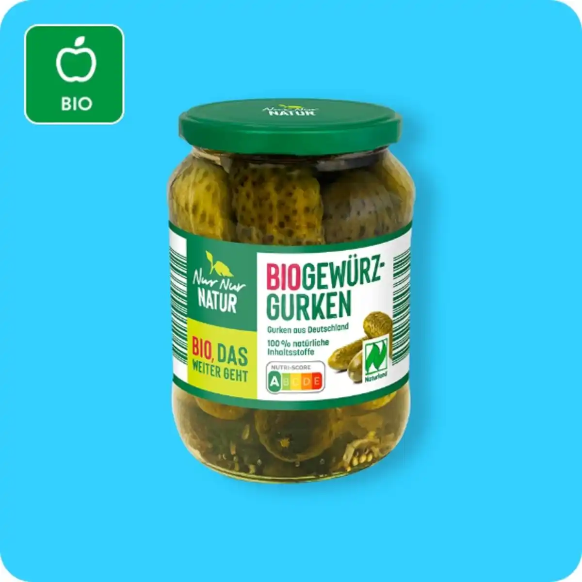 Bild 1 von NUR NUR NATUR Bio-Gewürzgurken