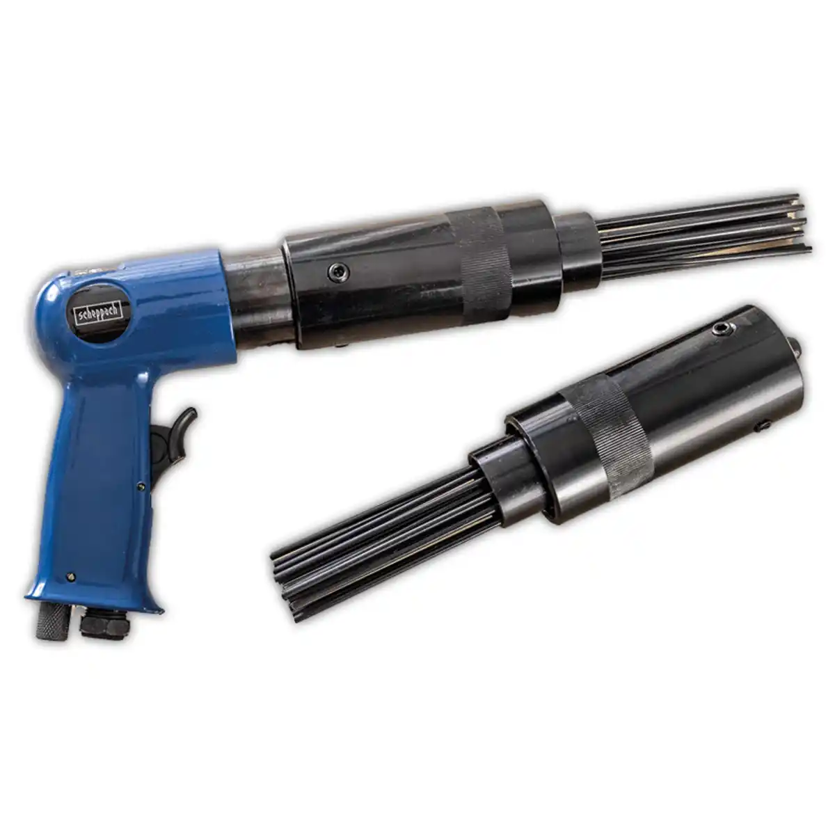 Bild 1 von Scheppach Germany Druckluft-Nadelentroster