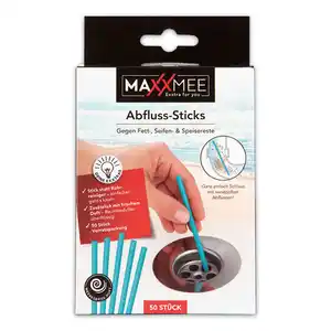 Maxxmee Abfluss-Sticks 50er-Pack