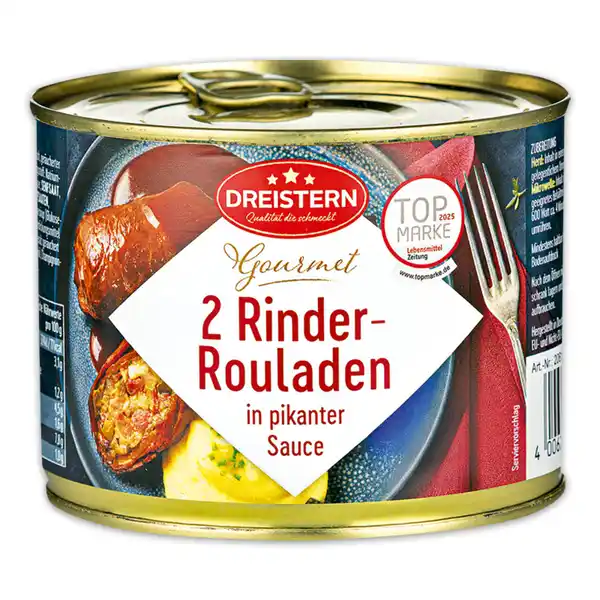 Bild 2 von Dreistern 2 Rinder-/ 2 Schweine-Rouladen
