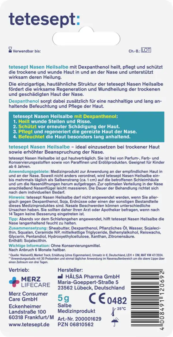 Bild 2 von tetesept Nasen Heilsalbe, 5 g