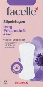 facelle Slipeinlagen Lang mit Frischeduft