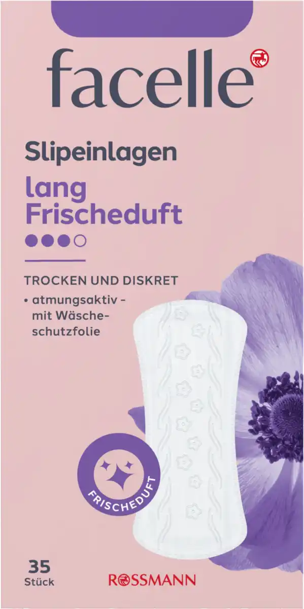 Bild 1 von facelle Slipeinlagen Lang mit Frischeduft