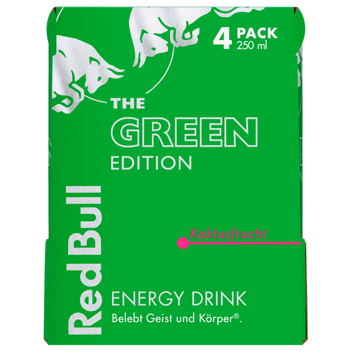 Bild 1 von Red Bull Energy Drink Green Edition Kaktusfrucht 4x0,25l