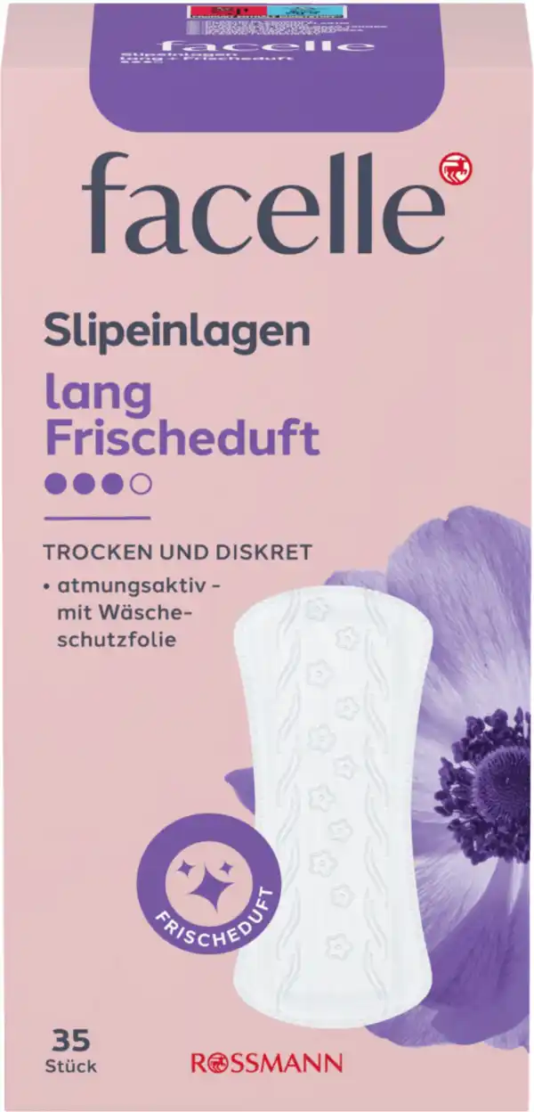 Bild 2 von facelle Slipeinlagen Lang mit Frischeduft
