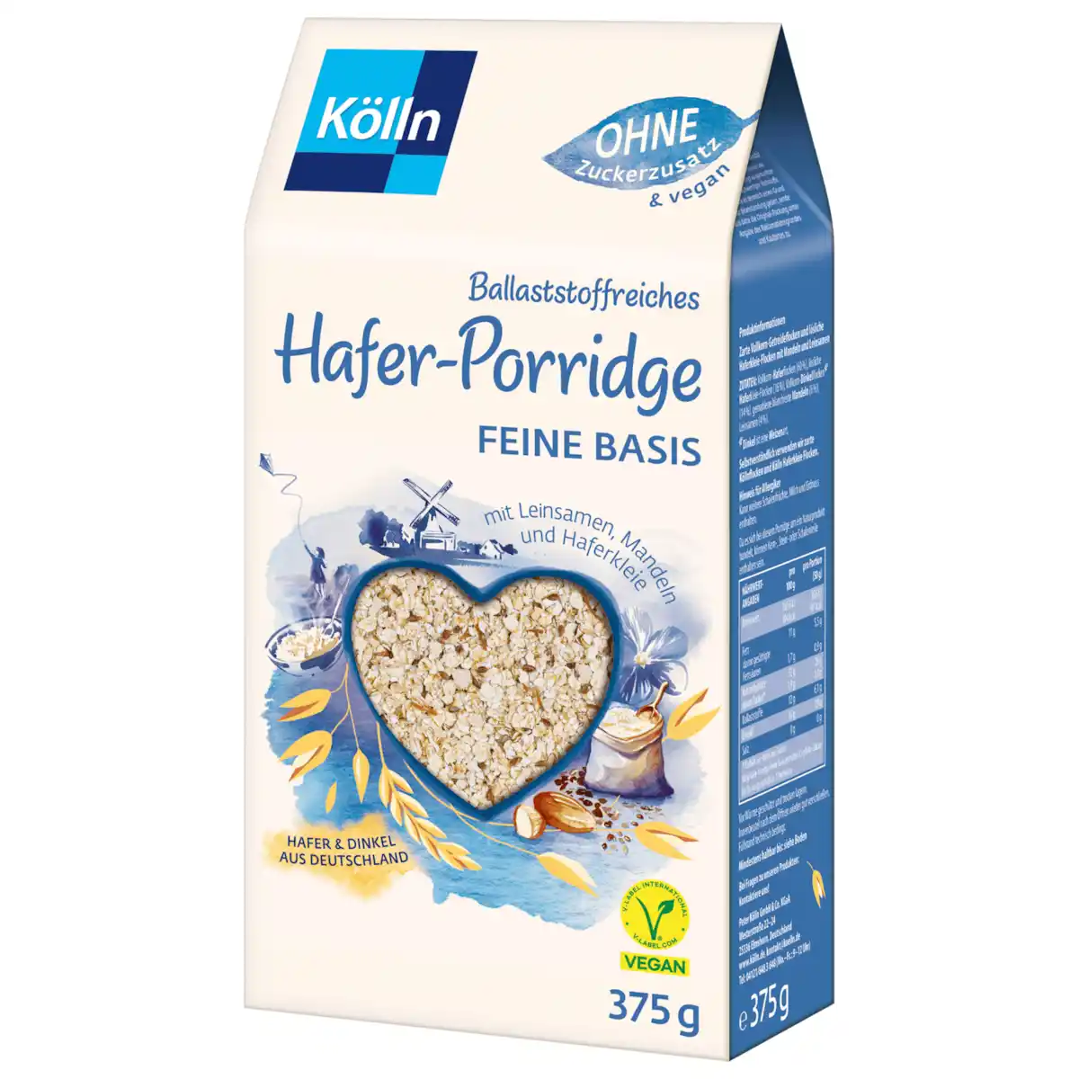 Bild 1 von Kölln Hafer-Porridge Feine Basis 375g