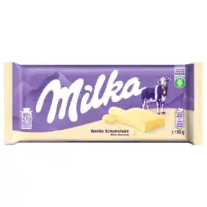 Milka Schokolade Weiß 90g
