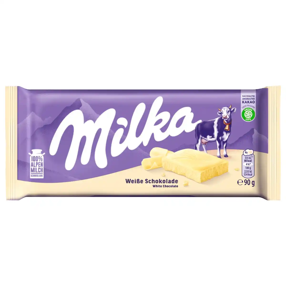 Bild 1 von Milka Schokolade Weiß 90g
