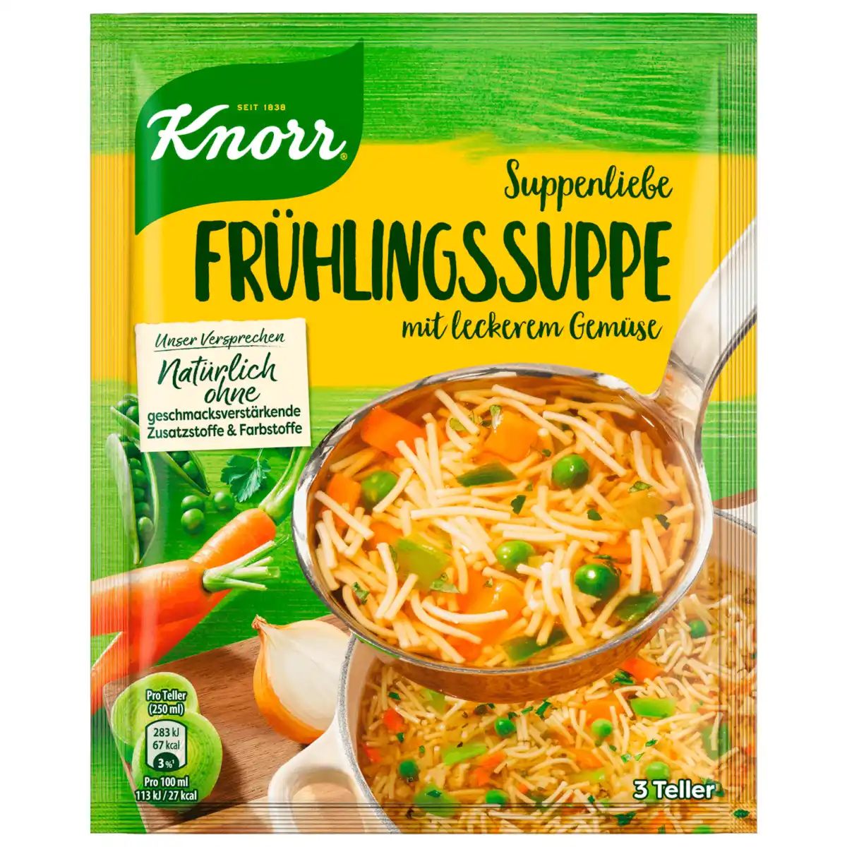 Bild 1 von Knorr Suppenliebe Frühlings Suppe 3 Teller