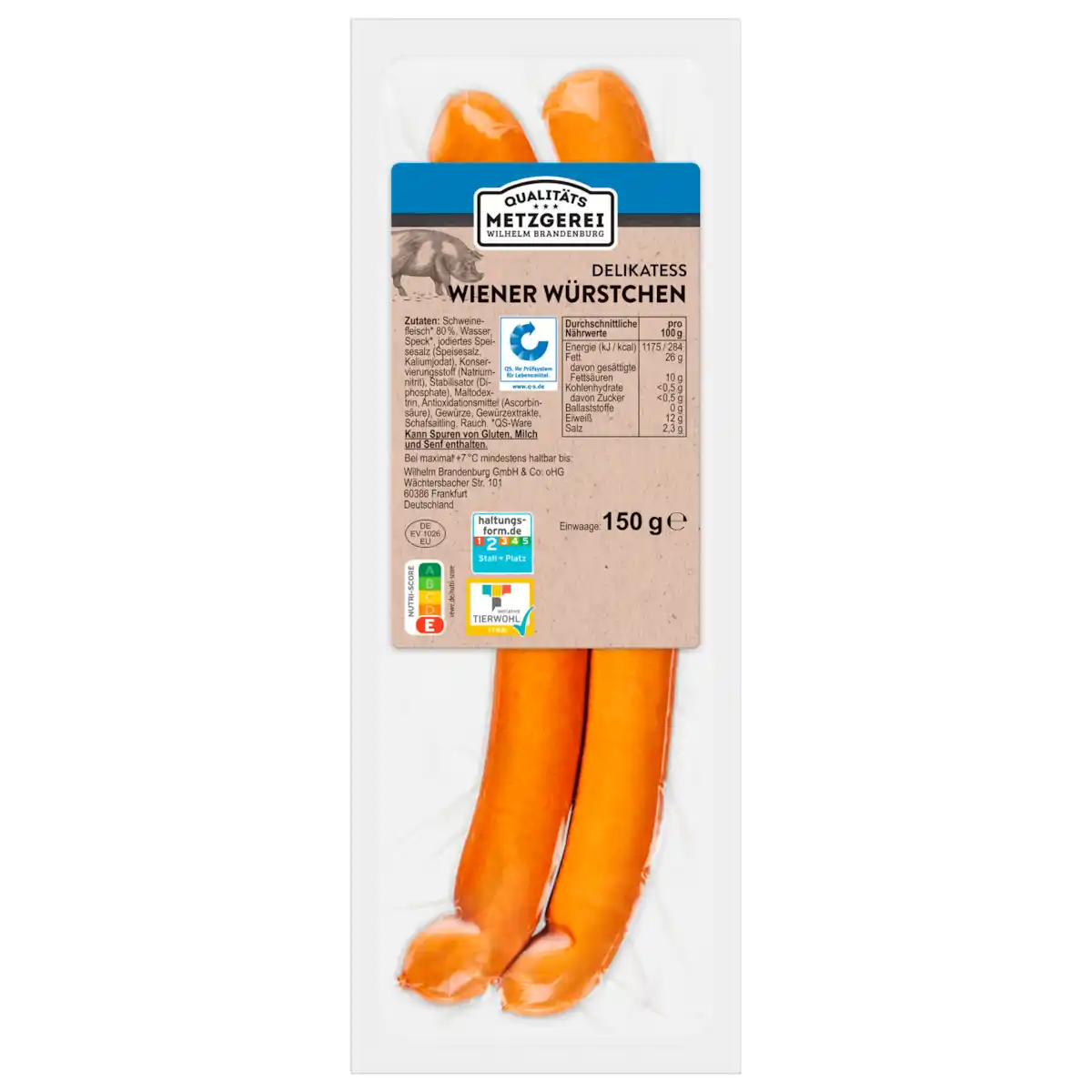 Bild 1 von Wilhelm Brandenburg Wiener Würstchen 150g