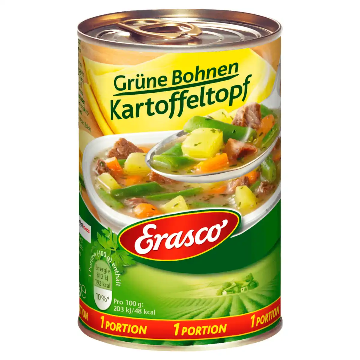 Bild 1 von Erasco Grüne-Bohnen-Kartoffeltopf 400g