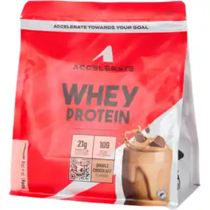 Accelerate Whey Proteinpulver Double Chocolate