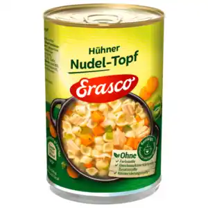 Erasco Hühner-Nudeltopf mit natürlicher Hühnerbrühe 400g