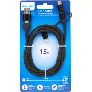 Philips 6-in-1-Lade- und Datenkabel