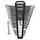 Bild 1 von Kraft Werkzeuge XXL-Gabelringschlüsselsatz 25-tlg.