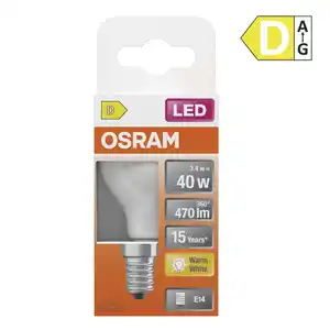 OSRAM LED-Filament-Tropfen E14 matt 3,4 W, 470 lm, 2.700 K