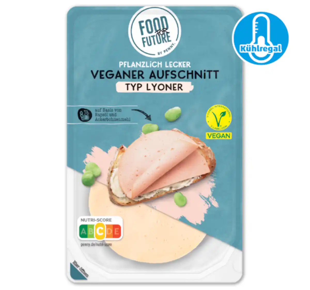 Bild 1 von FOOD FOR FUTURE Veganer Aufschnitt Typ Lyoner
