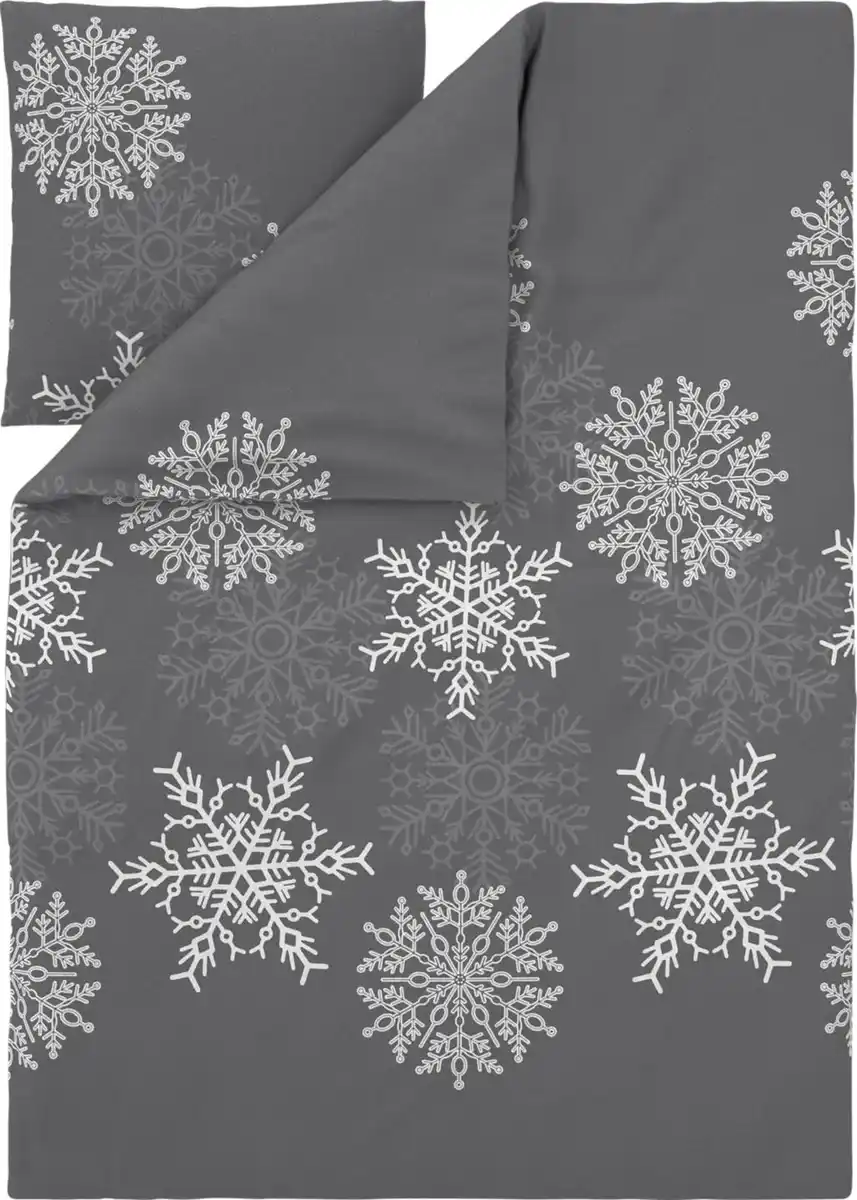 Bild 4 von LIV&BO® Fleece-Bettwäsche-Set ca. 155 x 220 cm, 2-teilig