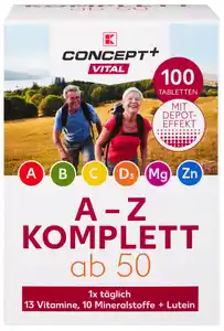 K-CONCEPT+ VITAL A - Z Komplett, 100 St. = 154-g-Packg.