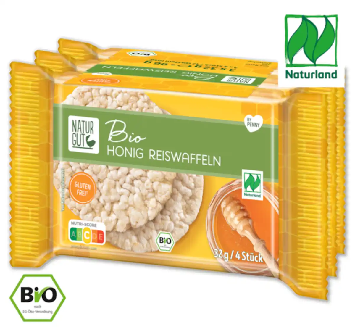 Bild 1 von NATURGUT Bio Honig Reiswaffeln*