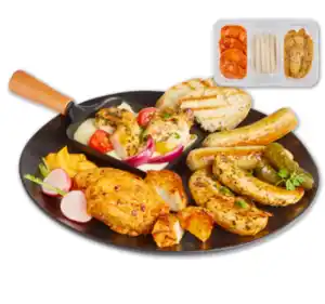 Frische Hähnchen-Racletteplatte*