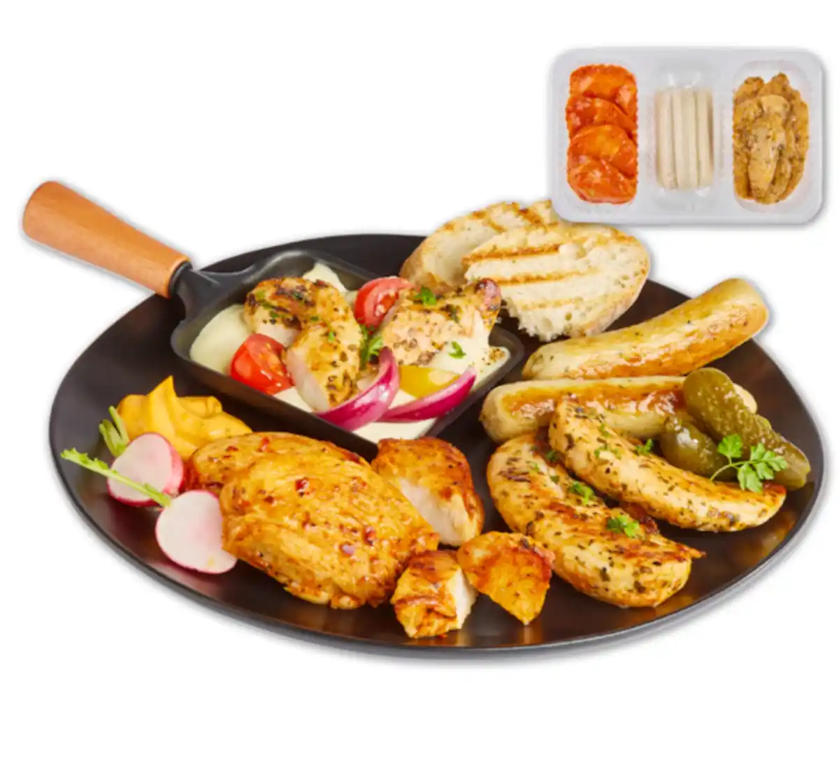 Bild 1 von Frische Hähnchen-Racletteplatte*