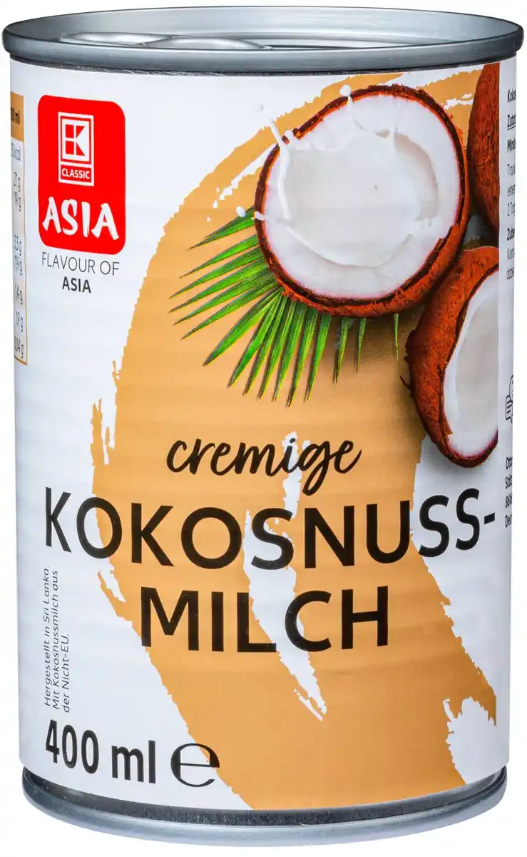 Bild 1 von K-CLASSIC ASIA Kokosmilch, 400-ml-Dose