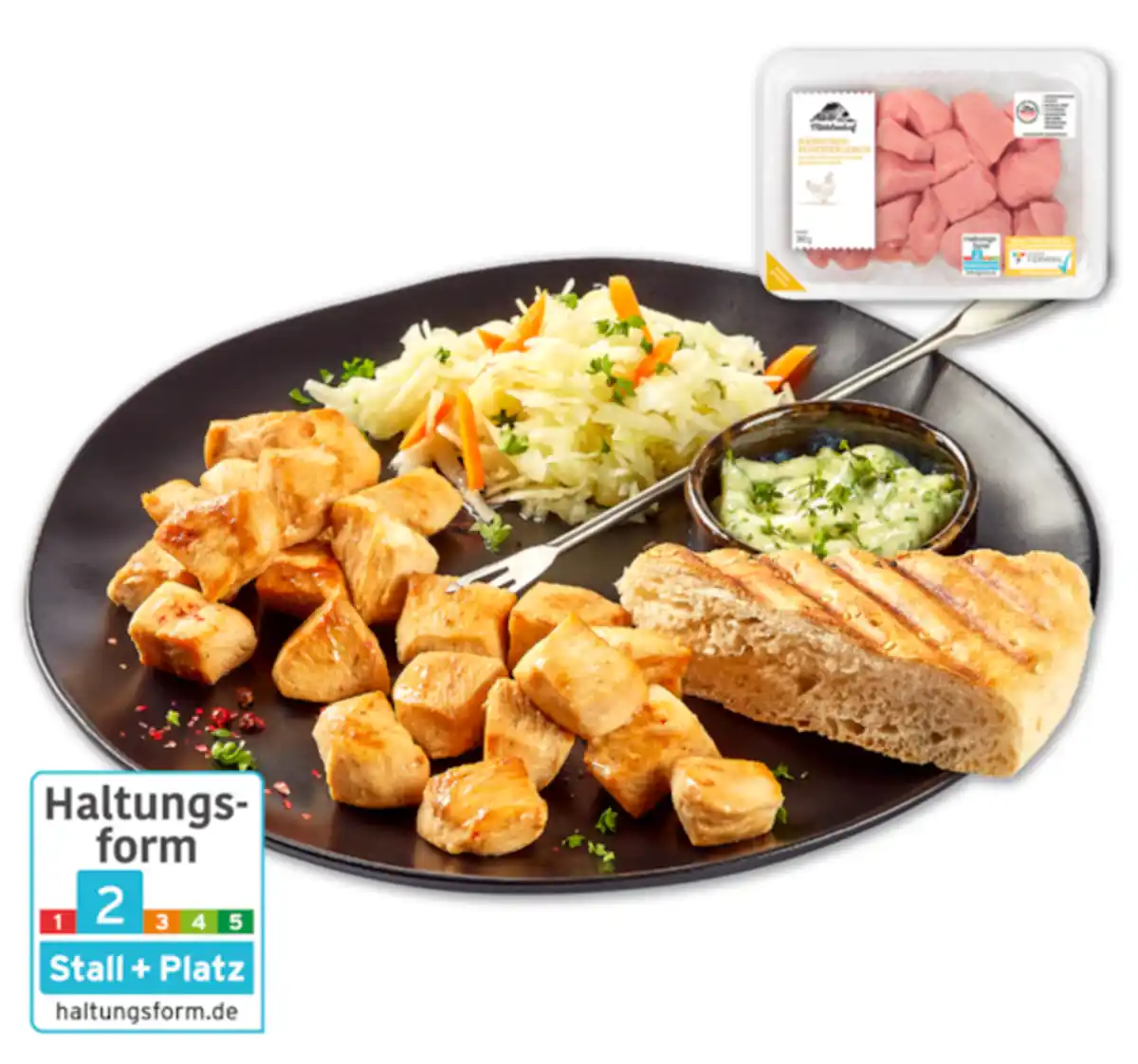 Bild 1 von MÜHLENHOF Frisches Hähnchen-Fonduefleisch*