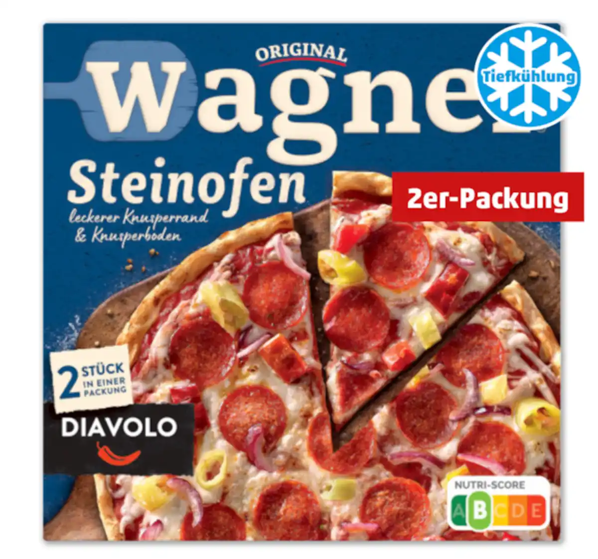 Bild 1 von ORIGINAL WAGNER Steinofenpizza Diavolo*