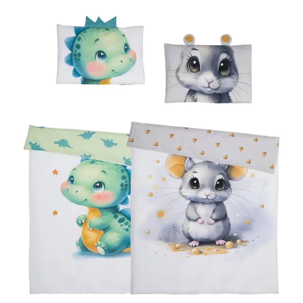 Bild 1 von BABYBEST Renforcé-Wendebettwäsche-Set, 2-teilig